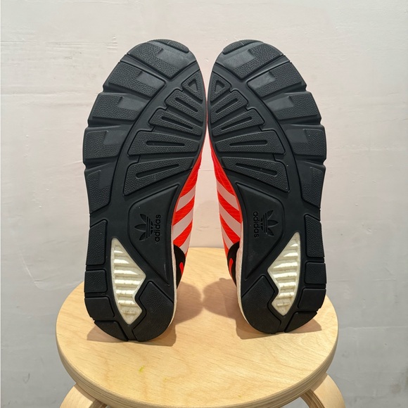 Adidas ZX 1K Boost Bold Logo Graphic - Solar Red Men’s Size 12 - Picture 8 of 8